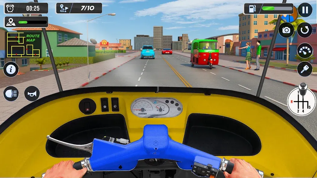 Скачать взлом Tuk Tuk Auto Driving Games 3D [MOD: безлимитные деньги и топливо] — скриншот 2