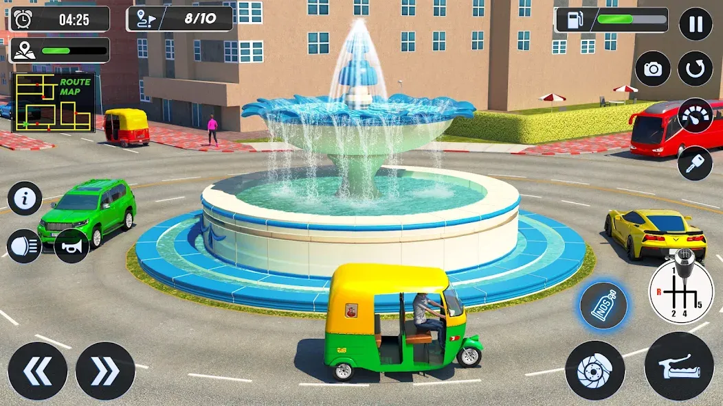 Скачать взлом Tuk Tuk Auto Driving Games 3D [MOD: безлимитные деньги и топливо] — скриншот 5