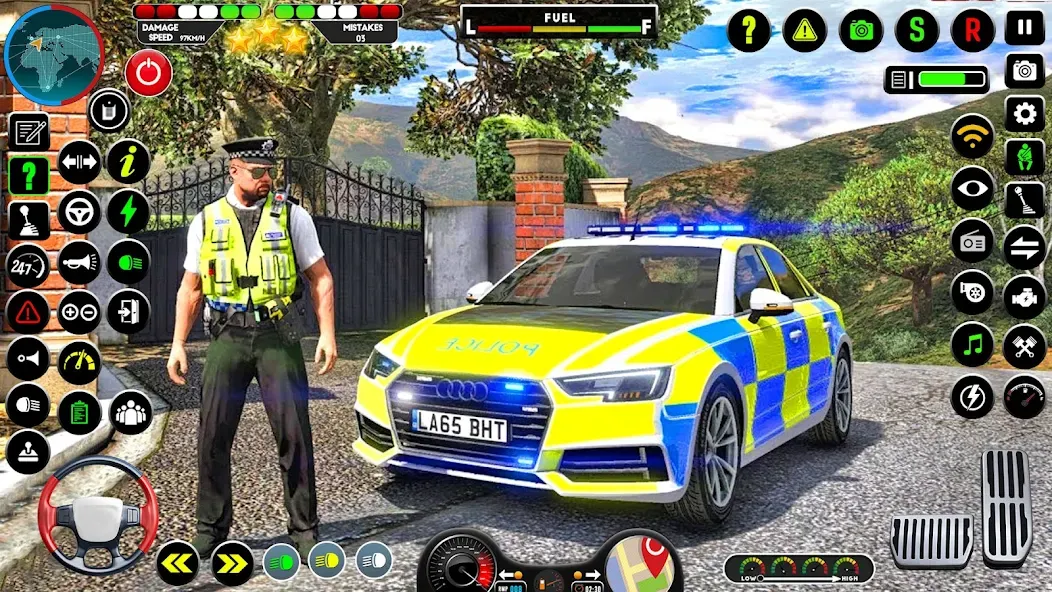 NYPD Police Car Parking Game [MOD: безлимитные деньги и все машины открыты] на Андроид — скриншот 1