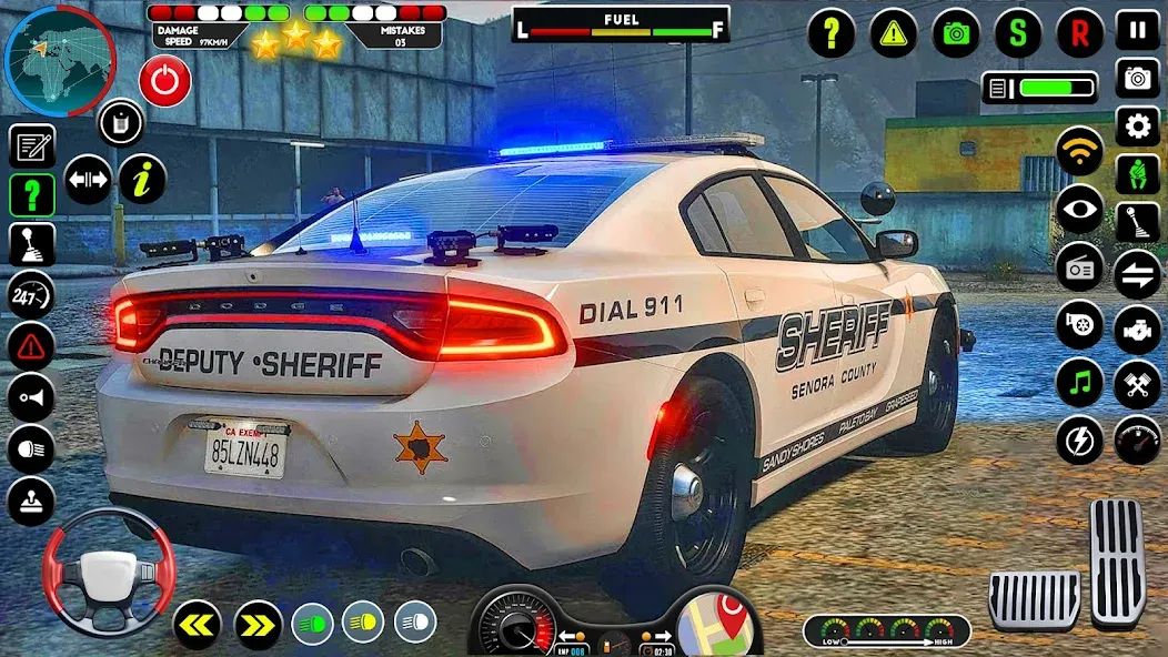 NYPD Police Car Parking Game [MOD: безлимитные деньги и все машины открыты] на Андроид — скриншот 3