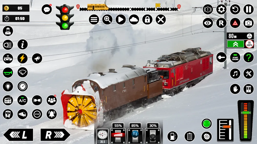 Скачать Railway Train Simulator Games [MOD: безлимитные деньги и все поезда открыты] на телефон — скриншот 4
