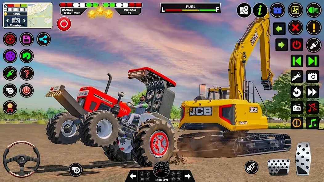 Скачать взлом Tractor Driving - Tractor Game [MOD: без рекламы и много денег] — скриншот 2