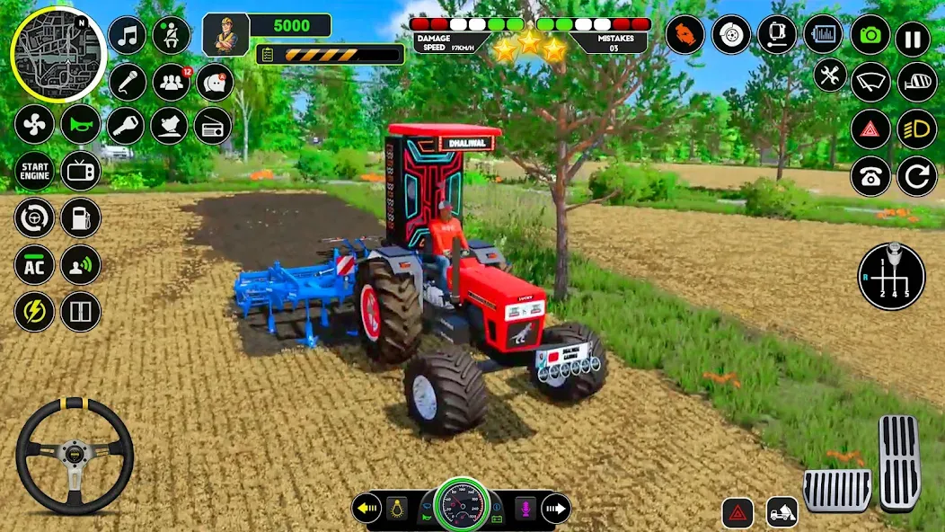 Скачать взлом Tractor Driving - Tractor Game [MOD: без рекламы и много денег] — скриншот 5