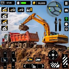 Скачать взлом Snow Offroad Construction Game [MOD: безлимитные деньги и топливо]