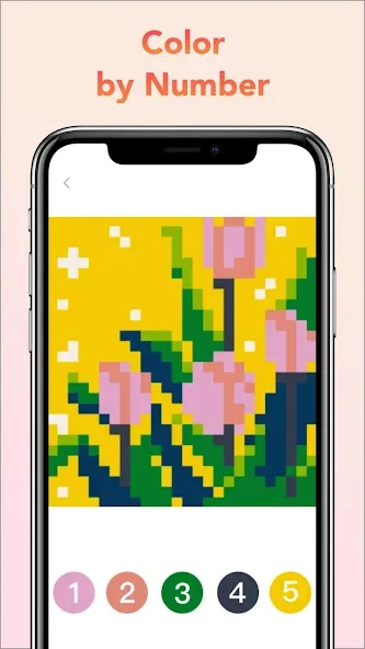 Pixel Art Book-Color By Number [MOD: все раскраски и подсказки открыты] — Скачать бесплатно (APK) — скриншот 2
