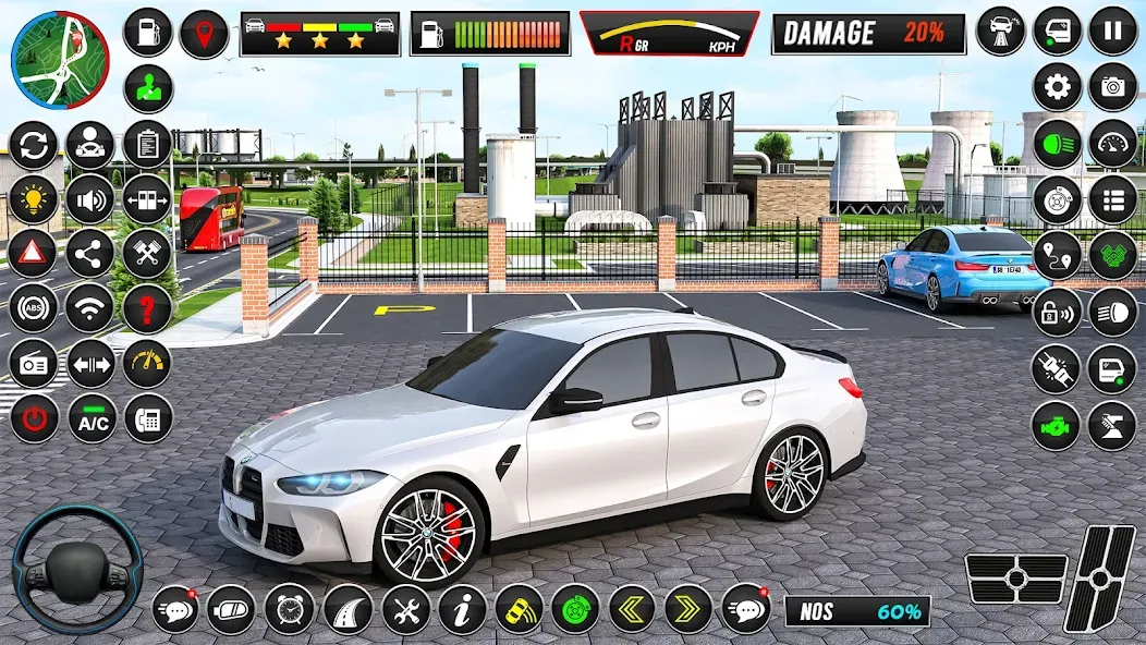 Скачать Driving School - Car Games 3D [MOD: безлимитные деньги и машины открыты] — скриншот 3