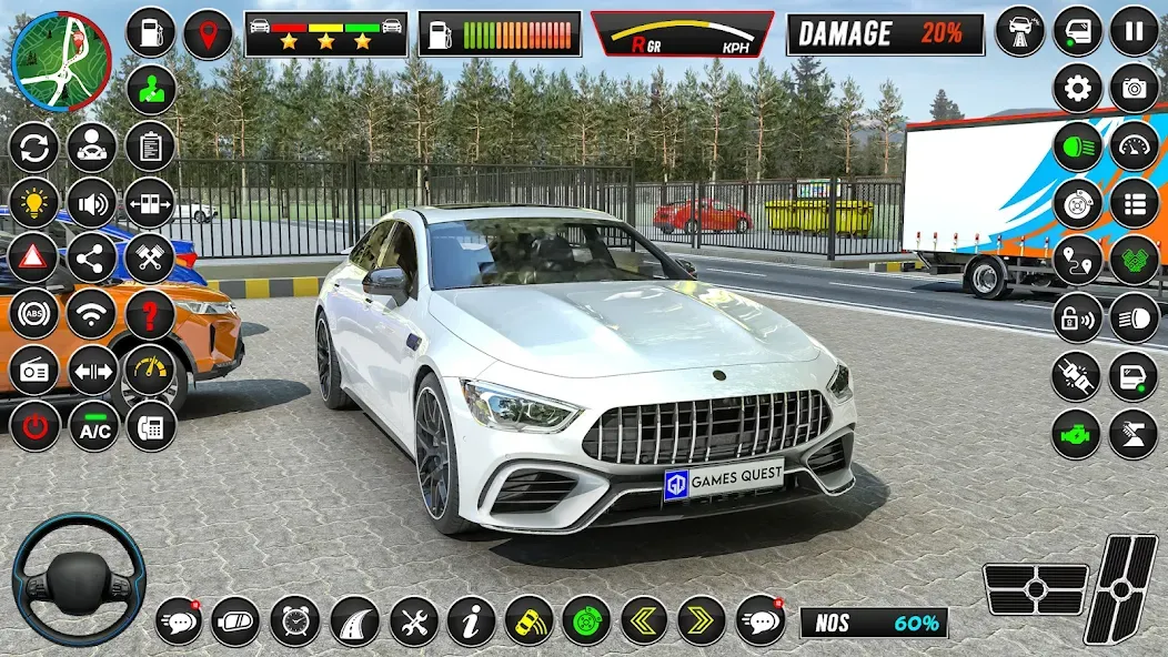 Скачать Driving School - Car Games 3D [MOD: безлимитные деньги и машины открыты] — скриншот 5