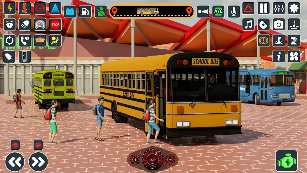 School Bus 3d : City Bus Games [MOD: безлимитные деньги и все автобусы] последняя версия — скриншот 2