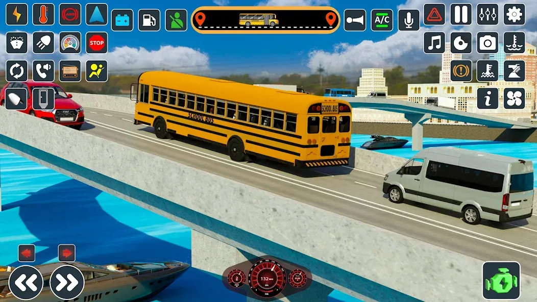 School Bus 3d : City Bus Games [MOD: безлимитные деньги и все автобусы] последняя версия — скриншот 4