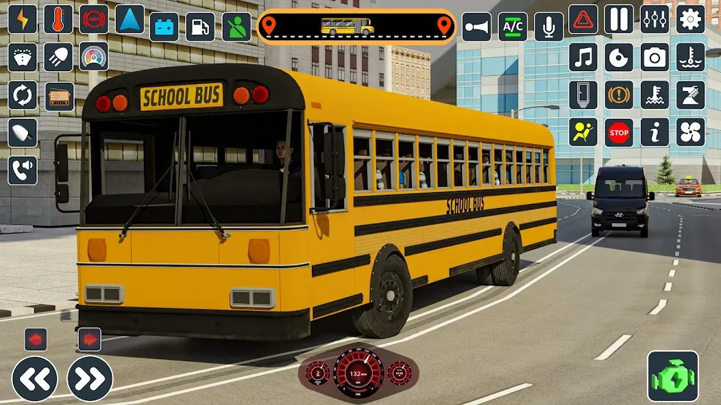School Bus 3d : City Bus Games [MOD: безлимитные деньги и все автобусы] последняя версия — скриншот 5