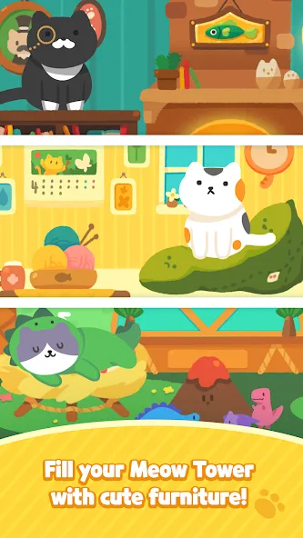 Meow Tower: Nonogram (Picross] [MOD: безлимитные подсказки и открыты уровни] — Скачать бесплатно (APK) — скриншот 2