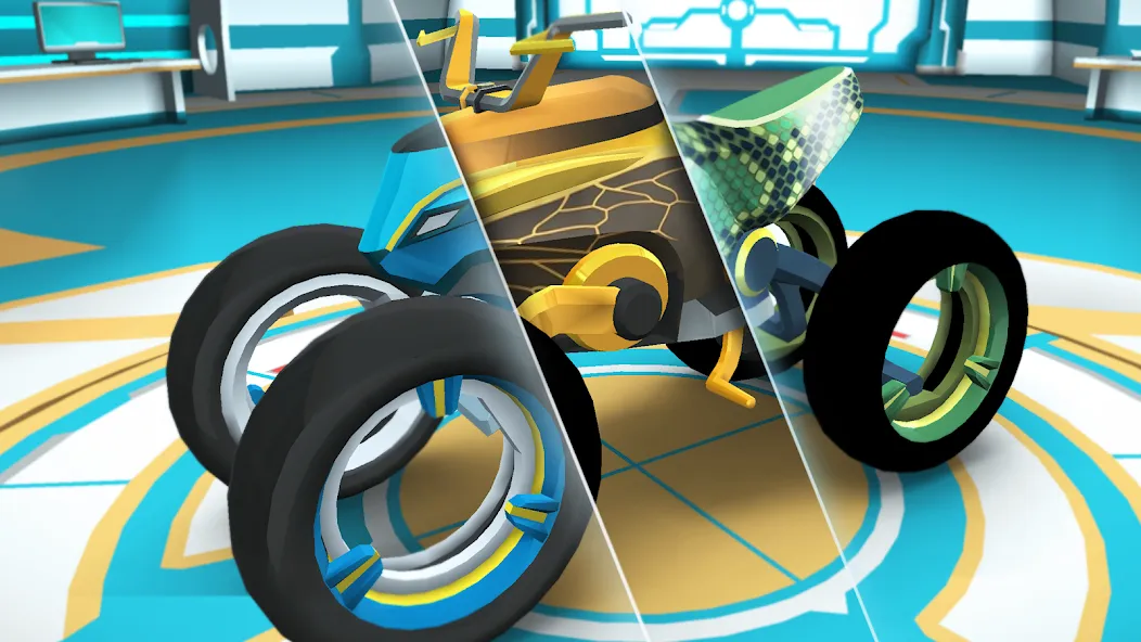 Gravity Rider: Space Bike Race [MOD: безлимитные деньги и топливо] на Андроид — скриншот 1