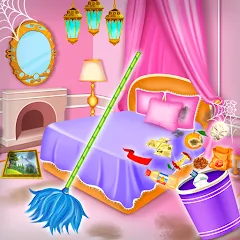 Скачать Princess house cleaning advent [MOD: безлимитные монеты и все комнаты открыты] на телефон