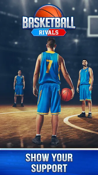 Скачать взлом Basketball Rivals: Sports Game [MOD: безлимитные деньги и энергия] — скриншот 5