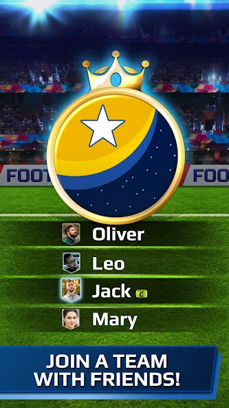 Football Rivals: Soccer Game [MOD: безлимитные монеты и энергия] последняя версия — скриншот 2