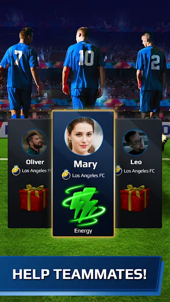 Football Rivals: Soccer Game [MOD: безлимитные монеты и энергия] последняя версия — скриншот 4