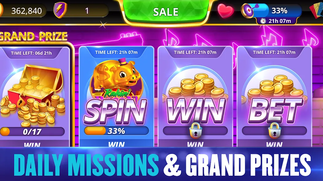 Hard Rock Jackpot Casino [MOD: безлимитные монеты и бонусы] — Скачать бесплатно (APK) — скриншот 3