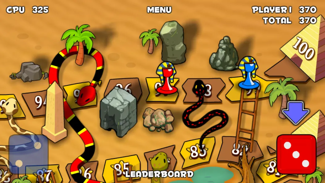 Скачать Snakes and Ladders [MOD: без рекламы и бесконечные ходы] на телефон — скриншот 2