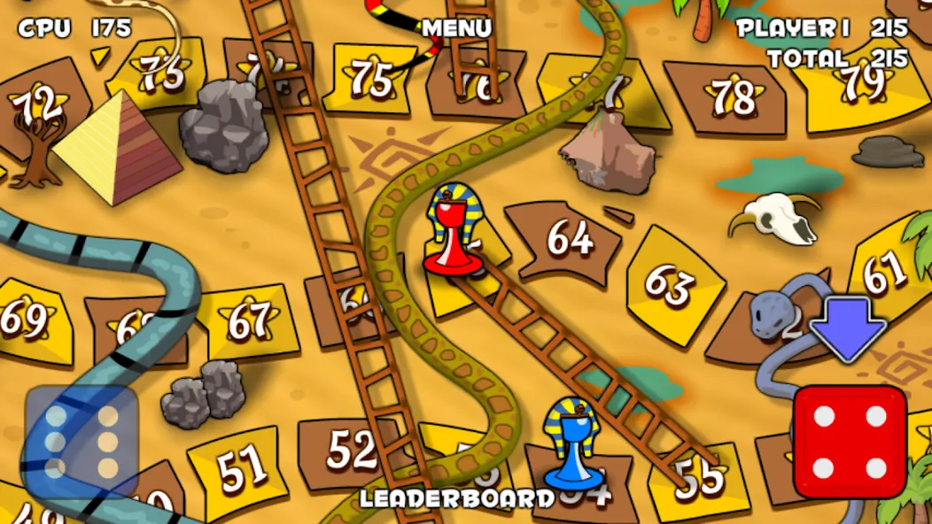 Скачать Snakes and Ladders [MOD: без рекламы и бесконечные ходы] на телефон — скриншот 5