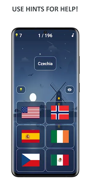 Flags of World Countries Quiz [MOD: все флаги и уровни открыты] последняя версия — скриншот 4