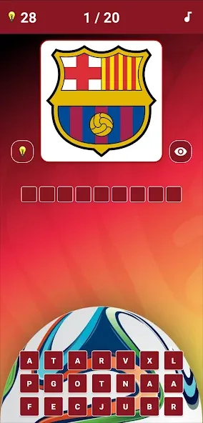 Guess the Soccer Logo Quiz [MOD: открыты все футбольные логотипы] на Андроид — скриншот 3