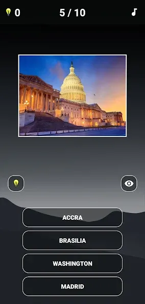 Скачать Capitals of the World - Quiz 1 [MOD: открыты все столицы и уровни] на телефон — скриншот 4