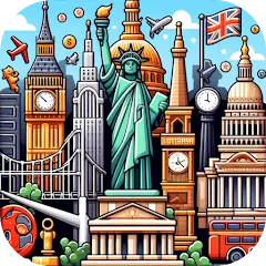 Скачать Capitals of the World - Quiz 1 [MOD: открыты все столицы и уровни] на телефон