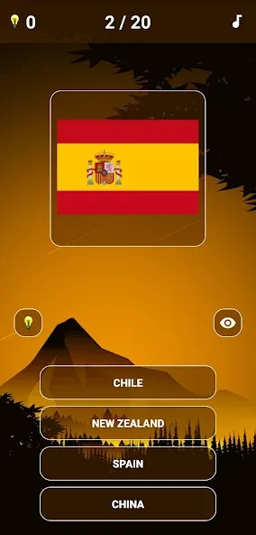 Geography Quiz - World Flags 1 [MOD: открыты все флаги и уровни] (Бесплатно / APK) — скриншот 1