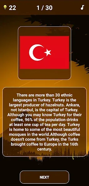 Geography Quiz - World Flags 1 [MOD: открыты все флаги и уровни] (Бесплатно / APK) — скриншот 4