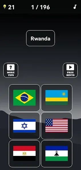 Скачать взлом Guess the World Map Quiz [MOD: открыты все страны и уровни] — скриншот 3