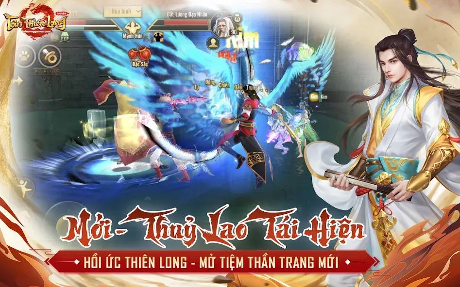 Tân Thiên Long Mobile [MOD: безлимитные деньги и алмазы] — Скачать бесплатно (APK) — скриншот 4