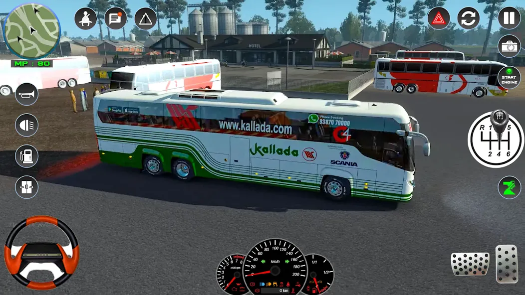 Скачать взлом Bus Simulator 2023 - City Bus [MOD: безлимитные деньги и все автобусы] — скриншот 5