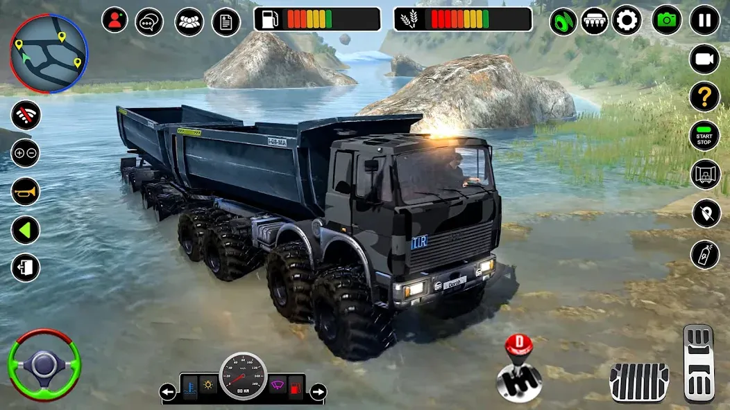 Offroad Mud Truck Simulator 3D [MOD: безлимитные деньги и топливо] (Бесплатно / APK) — скриншот 2