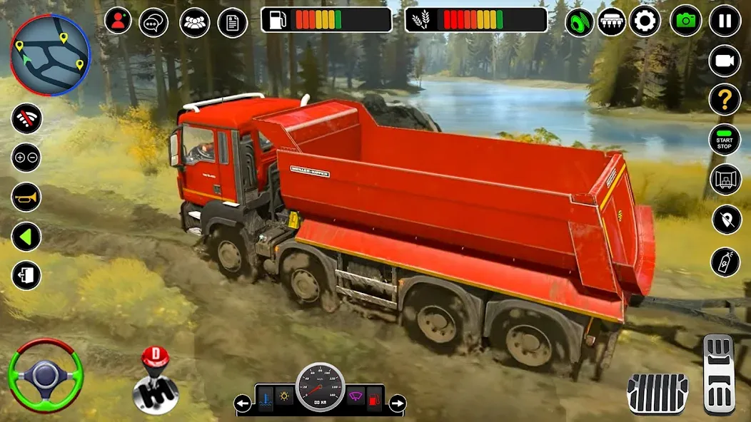 Offroad Mud Truck Simulator 3D [MOD: безлимитные деньги и топливо] (Бесплатно / APK) — скриншот 4