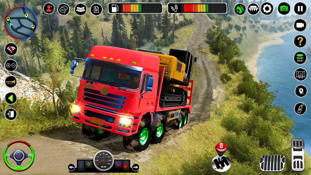 Offroad Mud Truck Simulator 3D [MOD: безлимитные деньги и топливо] (Бесплатно / APK) — скриншот 5