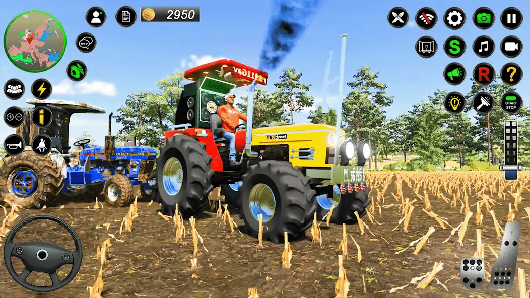 Real Farmer Tractor Drive Game [MOD: безлимитные деньги и топливо] — Скачать бесплатно (APK) — скриншот 5