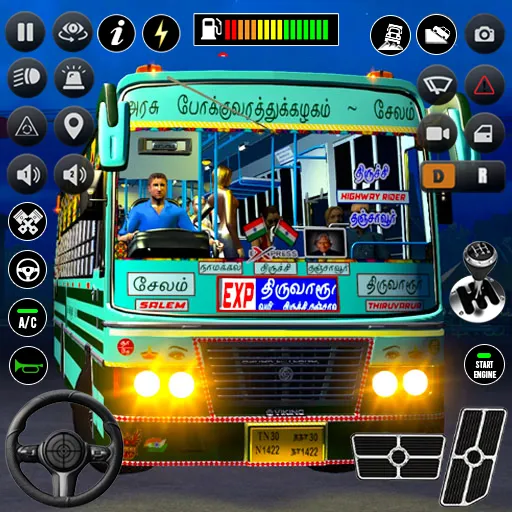 Real Passenger Bus Driving Sim [MOD: безлимитные деньги и топливо] (Бесплатно / APK) — скриншот 1