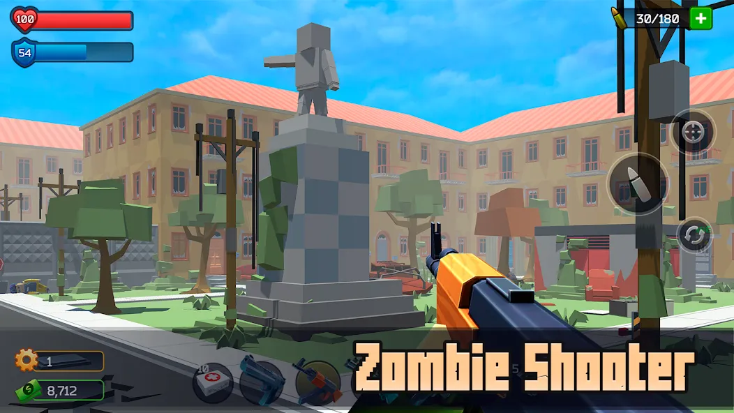 Pixel Combat: Zombies Strike [MOD: много денег и мощное оружие] на Андроид — скриншот 5