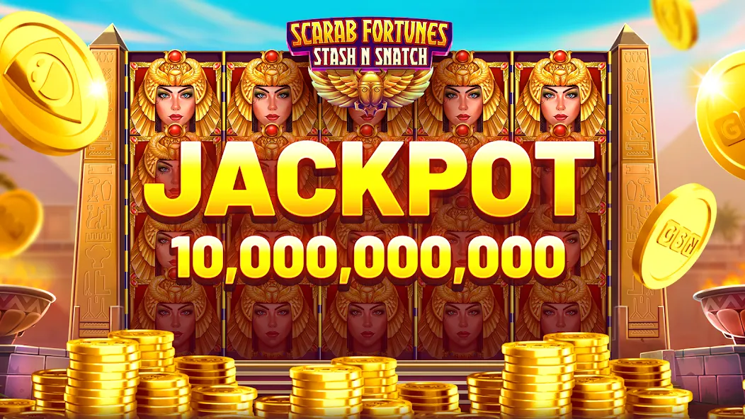 Скачать GSN Casino: Slot Machine Games [MOD: безлимитные монеты и бонусы] на телефон — скриншот 5