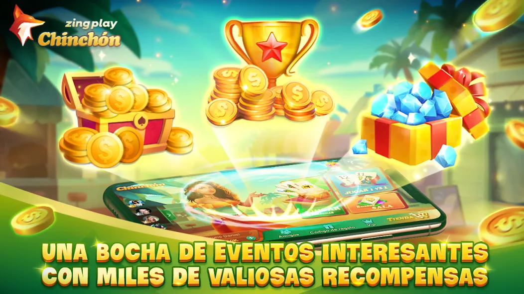 ChinChón Zingplay Juego Online [MOD: безлимитные монеты и быстрый прогресс] последняя версия — скриншот 2