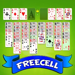 Скачать FreeCell Solitaire - Card Game [MOD: безлимитные подсказки и отмена ходов] на телефон