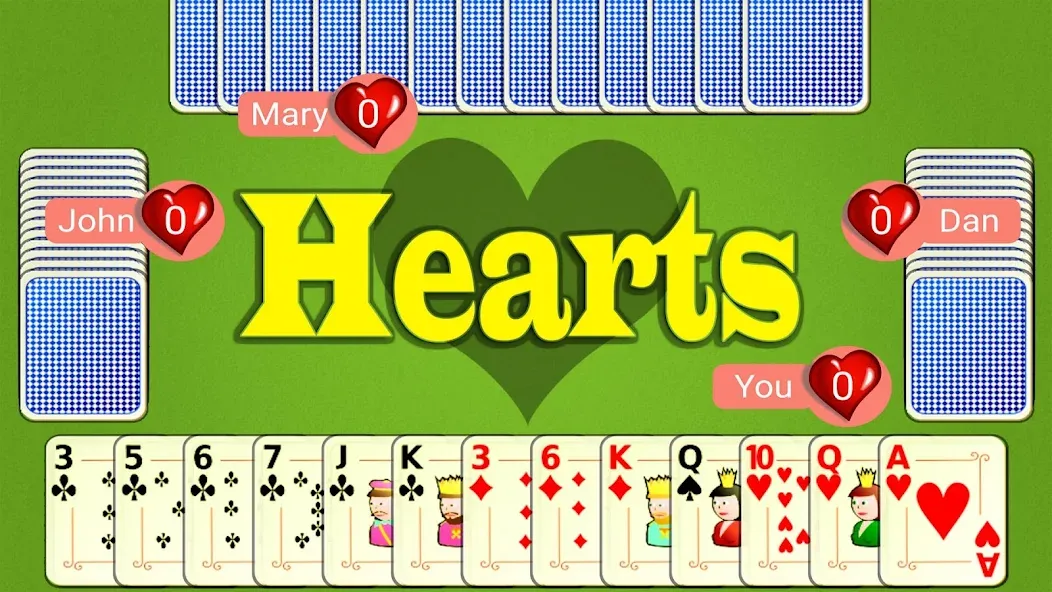 Hearts Mobile [MOD: без рекламы и открыты все уровни] — Скачать бесплатно (APK) — скриншот 1