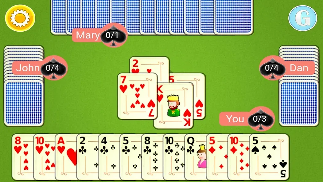 Скачать Spades Mobile [MOD: без рекламы и бесконечные монеты] на телефон — скриншот 3