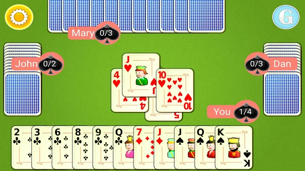 Скачать Spades Mobile [MOD: без рекламы и бесконечные монеты] на телефон — скриншот 5