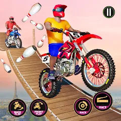 Motor Bike Stunt Racing Games [MOD: безлимитные деньги и все байки] — Скачать бесплатно (APK)