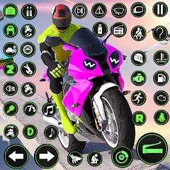 Racing Bike Stunt Games Master [MOD: безлимитные деньги и всё открыто] (Бесплатно / APK)