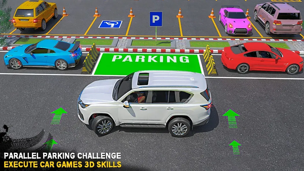 Скачать Car Parking 3D - Car Games 3D [MOD: безлимитные деньги и все машины открыты] на телефон — скриншот 3