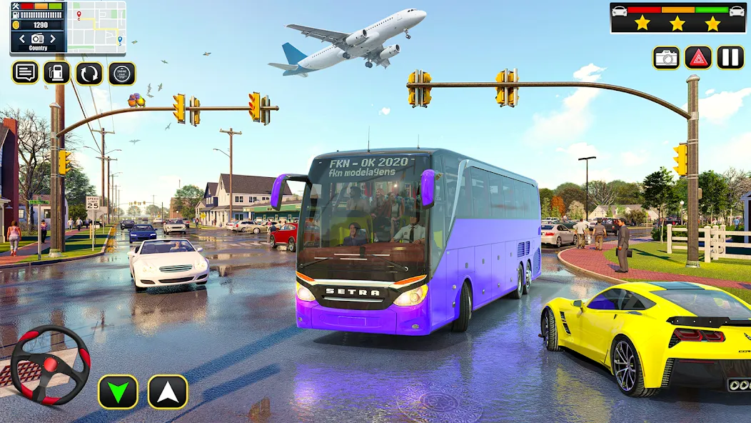 City Bus Simulator Bus Games [MOD: безлимитные деньги и все автобусы открыты] — Скачать бесплатно (APK) — скриншот 2