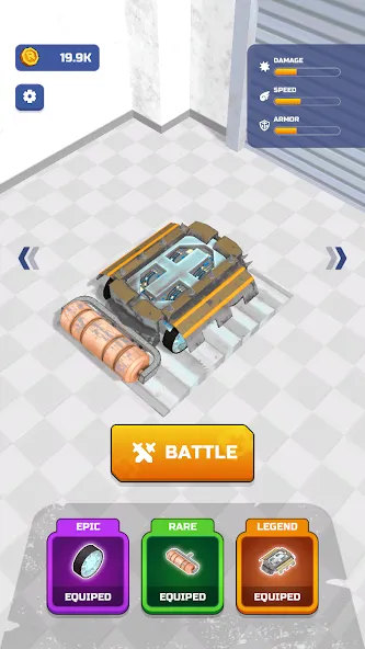 Scrap Robot Fighting [MOD: много металлолома и мощное оружие] на Андроид — скриншот 5