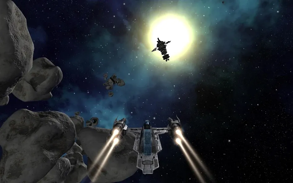 Скачать Vendetta Online (3D Space MMO] [MOD: безлимитные ресурсы и открытые корабли] на телефон — скриншот 1